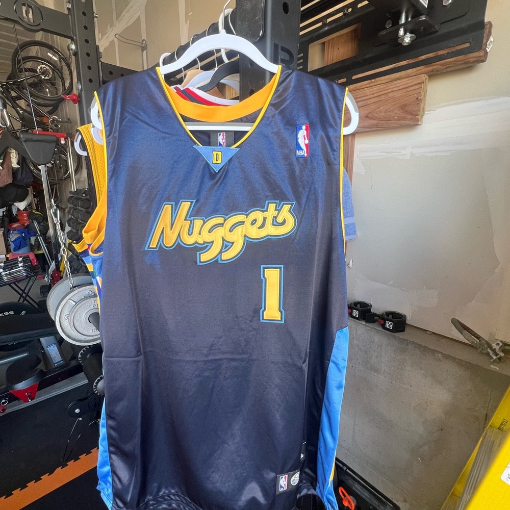 Adidas Denver Nuggets Chauncey Billups #1 NBA Basketball Jersey sz 54 Men's NWT